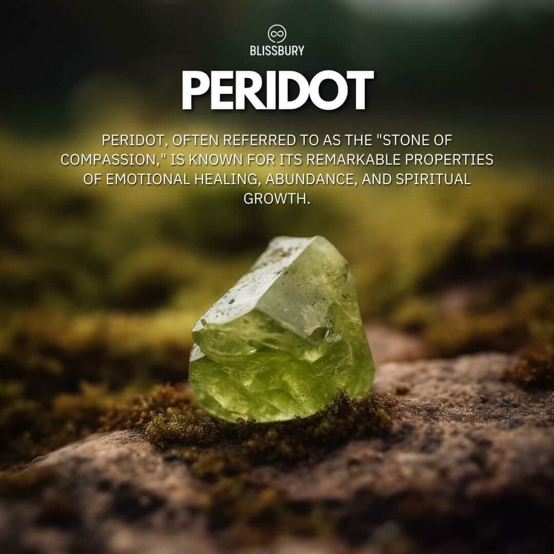 Raw Peridot Wire Wrapped Ring - Compassion, Abundance, Growth - Blissbury