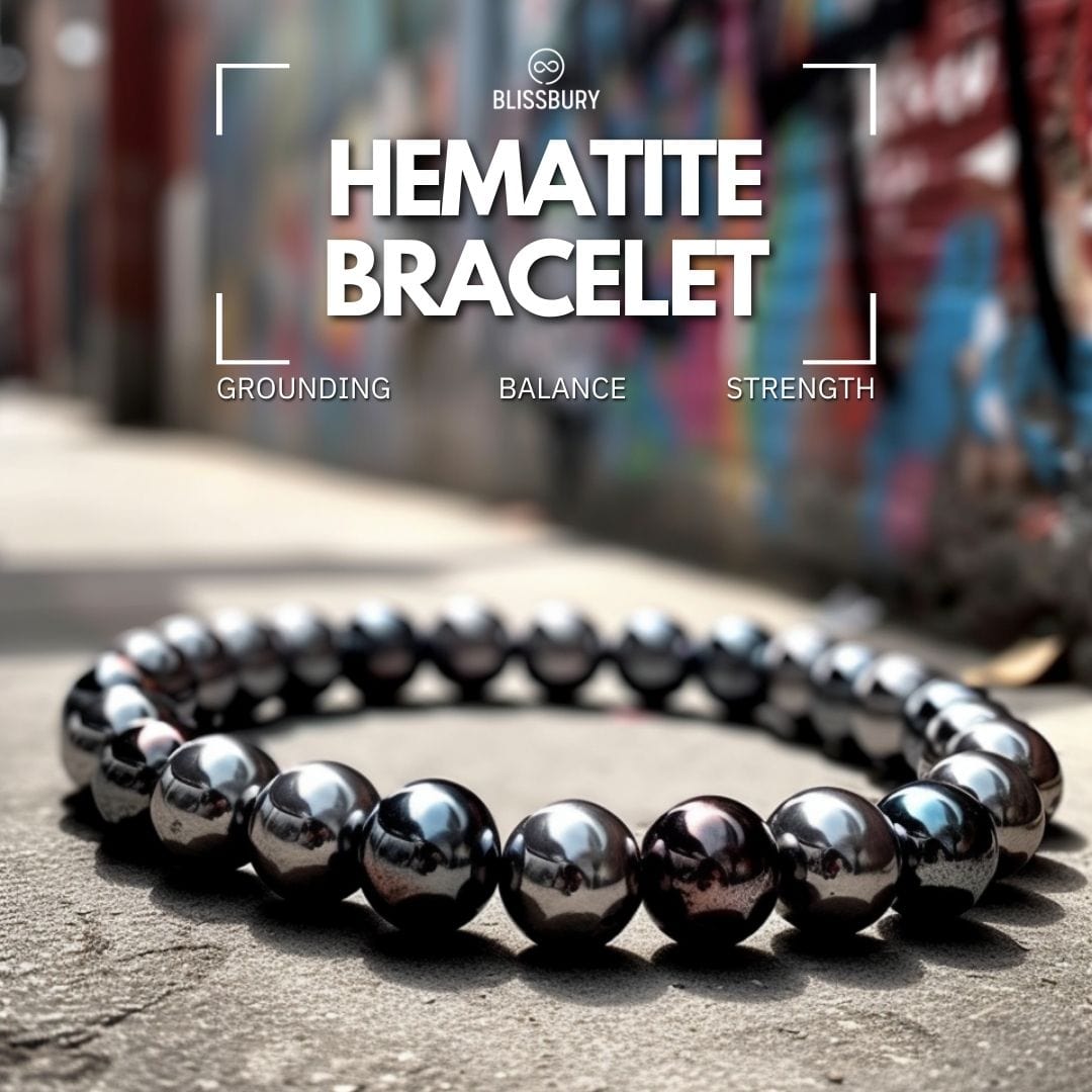 Hematite Bracelet - Grounding, Balance, Strength