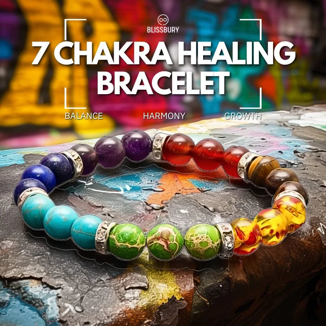 7 Chakra Healing Bracelet - Balance, Harmony, Growth