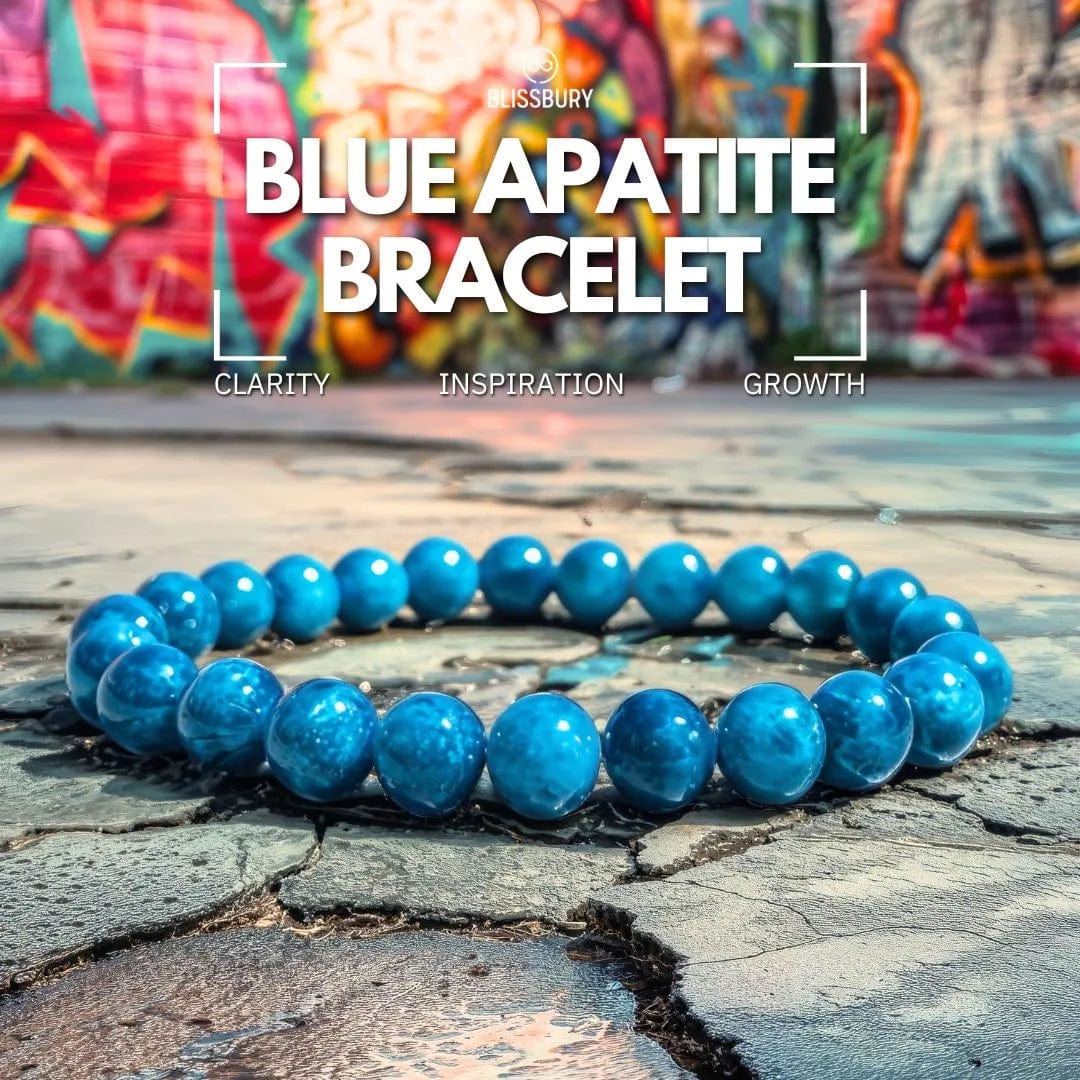 Blue Apatite Bracelet - Clarity, Inspiration, Growth