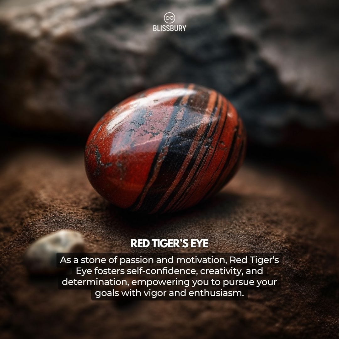 Buddha Head Red Tiger's Eye Bracelet - Wisdom, Motivation, Spirituality - Blissbury