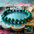 Green Malachite Bracelet: Growth, Optimism, Resilience - Blissbury