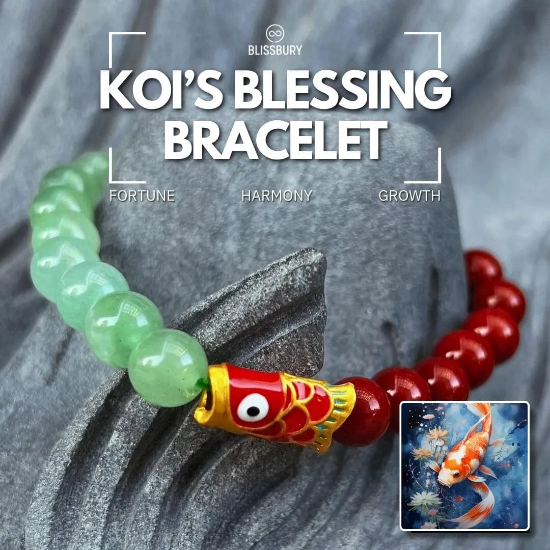 Koi's Blessing Bracelet - Fortune, Harmony, Growth