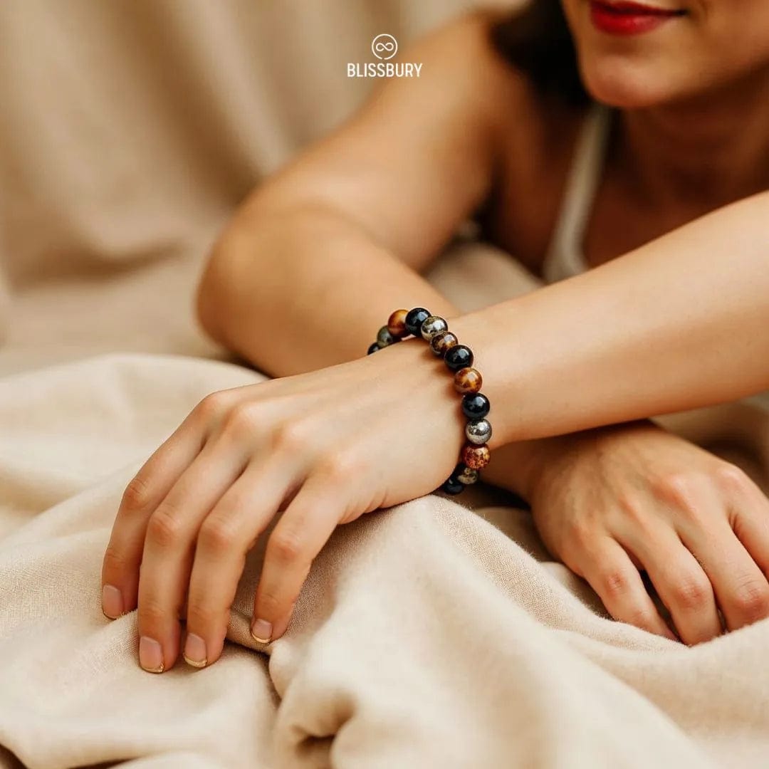 Triple Protection Bracelet - Power, Protection, Balance - Blissbury