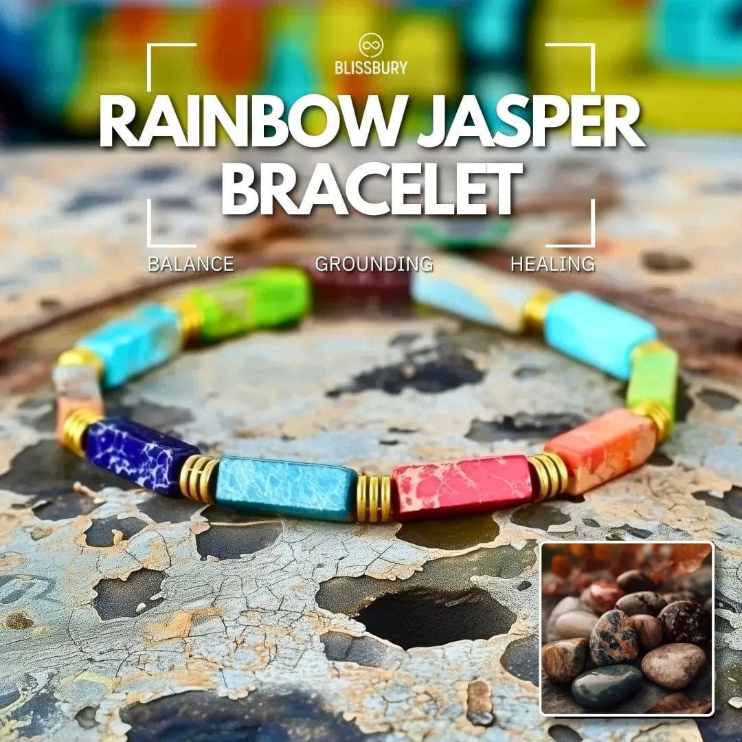 Rainbow Jasper Bracelet - Balance, Grounding, Healing