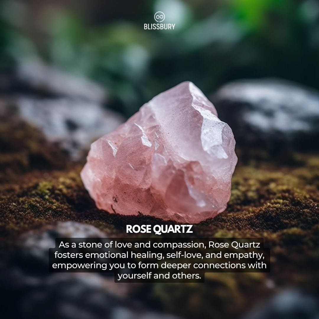 Rose Quartz Bracelet - Love, Compassion, Healing - Blissbury