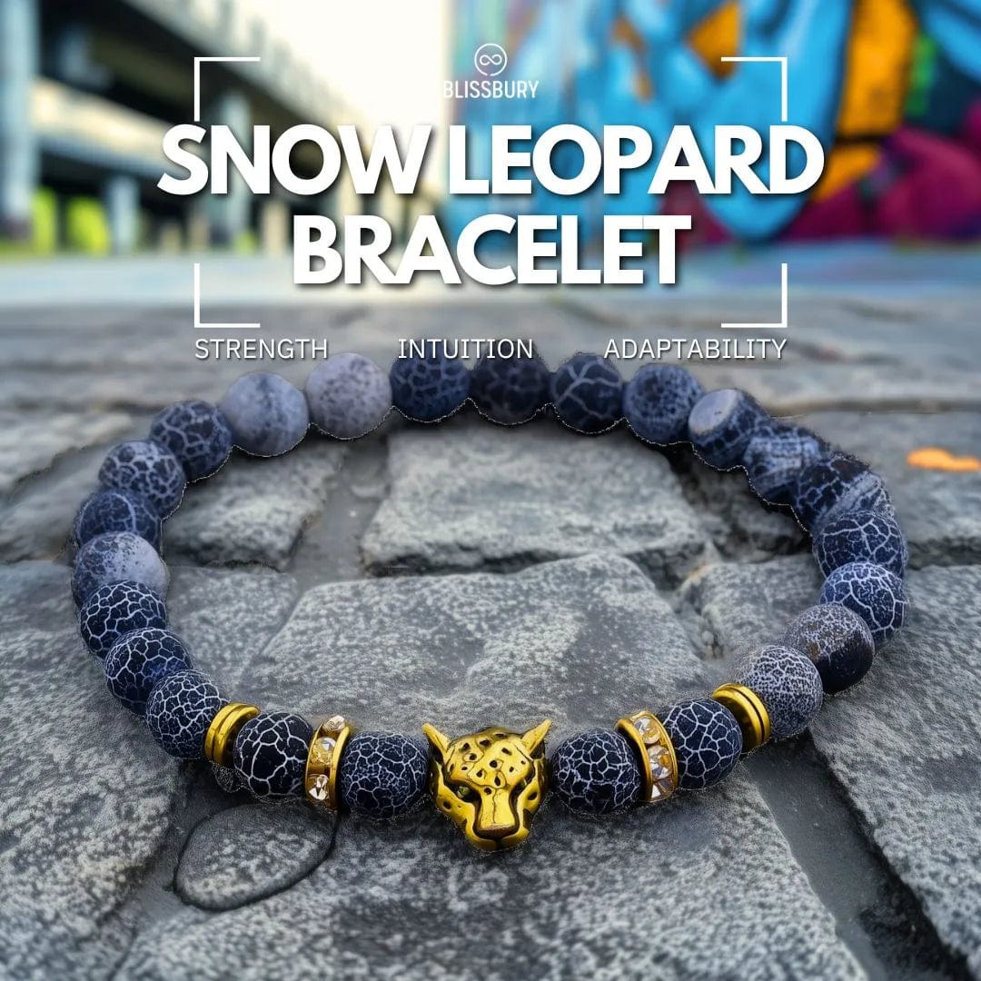 Snow Leopard Bracelet - Strength, Intuition, Adaptability