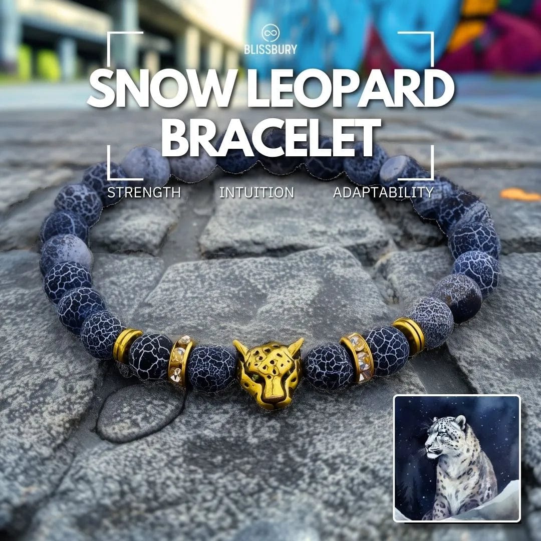 Snow Leopard Bracelet - Strength, Intuition, Adaptability