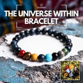 The Universe Within Bracelet: Creativity, Joy, Abundance. Silver charm bracelet with celestial charms.