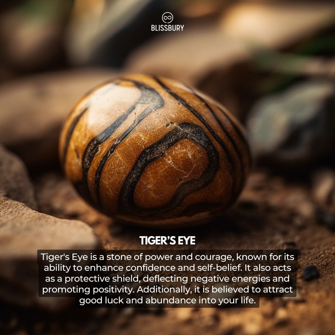 Tiger's Eye Bracelet - Strength, Courage, Confidence - Blissbury